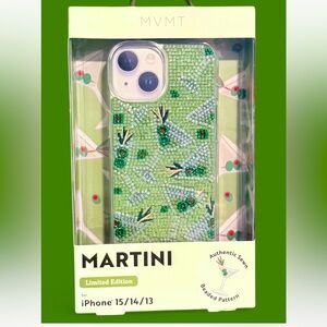 Dirty Martini Beaded iPhone 15/14/13 Case
